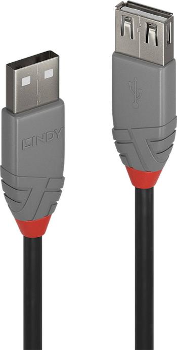 LINDY #####USB-Kabel USB 2.0 #####USB-A Stecker, #####USB-A Buchse 50.00 cm čierna