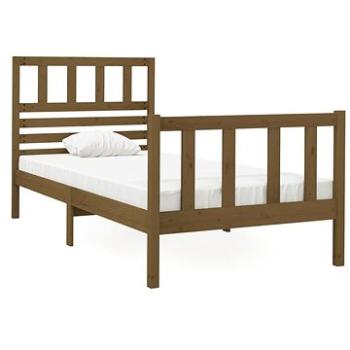 Rám postele medovo hnedý masívne drevo 75×190 cm Small Single, 3101116
