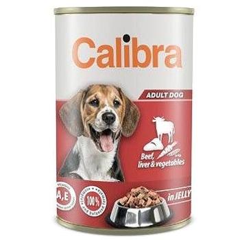 Calibra Dog konzerva beef, liver & veget. in jelly 1 240 g (8594062089667)