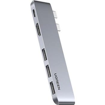 Ugreen Dual USB-C To HDMI + 3× USB 3.0 A+Type C Female Converter (60559)