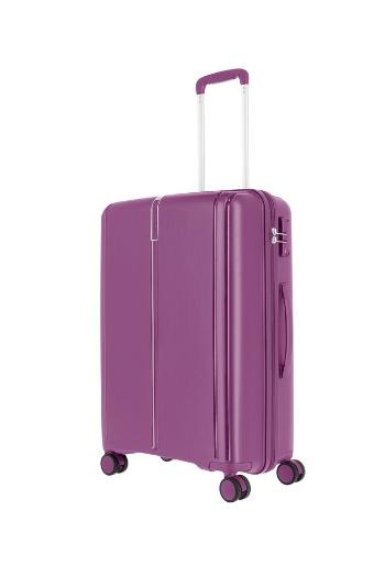 Travelite Skořepinový cestovní kufr Vaka 4w Purple M 59 l