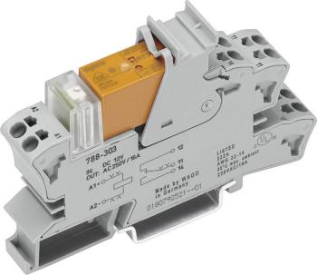 WAGO 788-512 reléový modul Menovité napätie: 24 V/AC Spínací prúd (max.): 8 A 2 prepínacie  1 ks