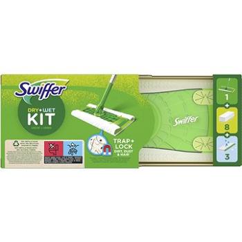 Swiffer Sweeper na podlahy Štartovacia Sada: 1 Násada, 8 ks Dry a 3 ks vlhčené obrúsky (8006540317242)