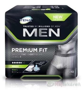 TENA Men Protective Underwear Level 4 L pánske naťahovacie inkontinenčné nohavičky 10ks