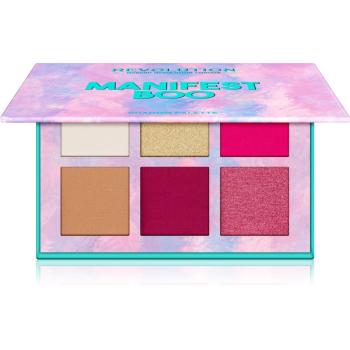 Makeup Revolution Power Shadow Palette paletka očných tieňov odtieň Manifest Boo 6,6 g