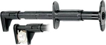 Stäubli GRIP-F bezpečnostná krokosvorka konektor 4 mm CAT III 600 V čierna