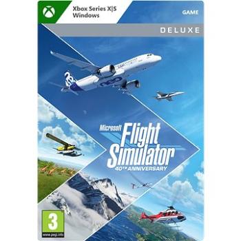 Microsoft Flight Simulator 40th Anniversary – Deluxe Edition – Xbox Series X|S/Windows Digital (G7Q-00134)