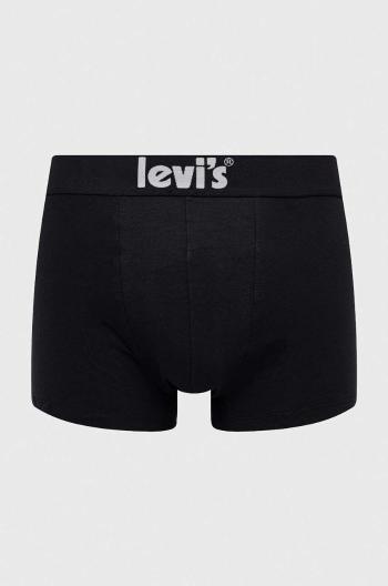 Boxerky Levi's 2-pak pánske, čierna farba