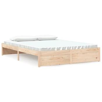 Rám postele masívne drevo 160 × 200 cm, 814959