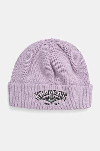 Čiapka Billabong 73 High Beanie fialová farba, z tenkej pleteniny, bavlnená, ABJHA00271