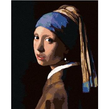 Maľovanie podľa čísel – Dievča s perlou (J. Vermeer) (HRAbz33416nad)