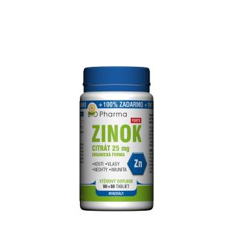 Bio Pharma Zinok Forte 25 mg 180 tabliet