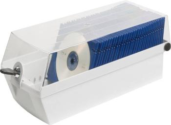 HAN  box na CD 60 CD / DVD / Blu-ray plast, polystyrol svetlo sivá 1 ks (š x v x h) 168 x 150 x 365 mm 9260-11