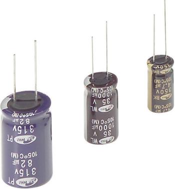 Samwha WB1E477M10016PA elektrolytický kondenzátor radiálne vývody  5 mm 470 µF 25 V 20 % (Ø x d) 10 mm x 16 mm 1 ks