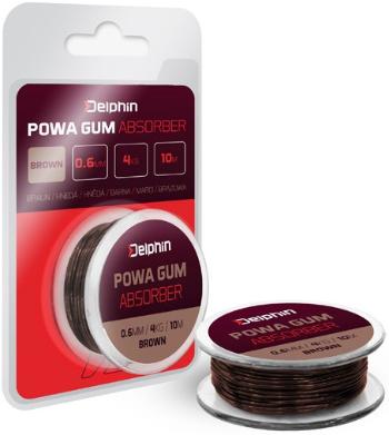 Delphin powa gum absorber hnedá - 0,8 mm / 8 kg / 8 m