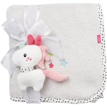 BABY FEHN Cuddleblanket Aiko & Yuki Unicorn maznajúca dečka 100x75 cm