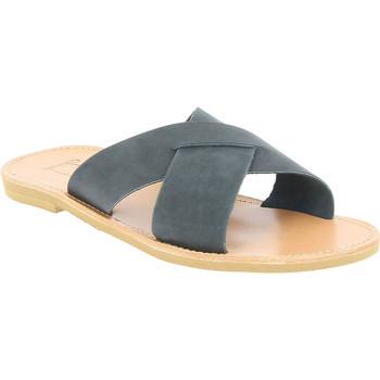 Attica Sandals  Šľapky ORION NUBUCK BLACK  Čierna