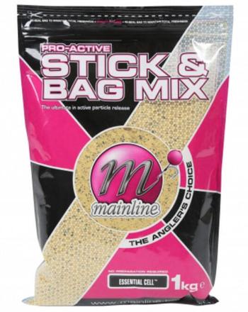 Mainline vnadiaca zmes pro-active stick and bag mix essential cell 1 kg