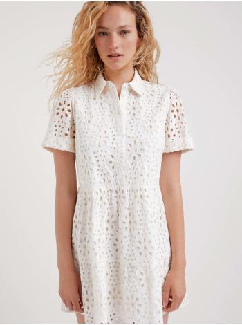Košeľové šaty pre ženy Desigual - biela