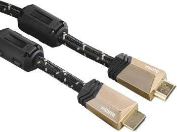 Hama HDMI prepojovací kábel #####HDMI-A Stecker, #####HDMI-A Stecker 3.00 m čierna 00122211 pozlátené kontakty, s ferito