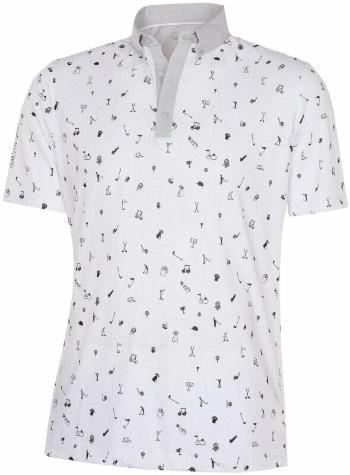 Galvin Green Miro Mens Polo Shirt White/Black M