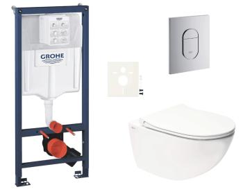 Závesný wc set do ľahkých stien / predstenová montáž Swiss Aqua Technologies Infinitio SIKOGRSIN11A