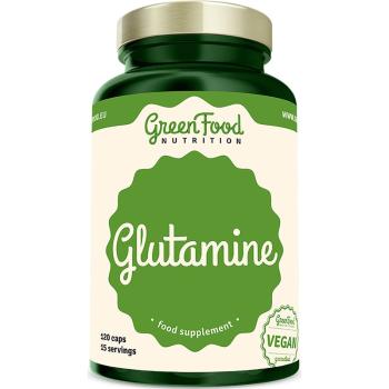 GreenFood Nutrition Glutamine podpora športového výkonu a regenerácie 120 cps