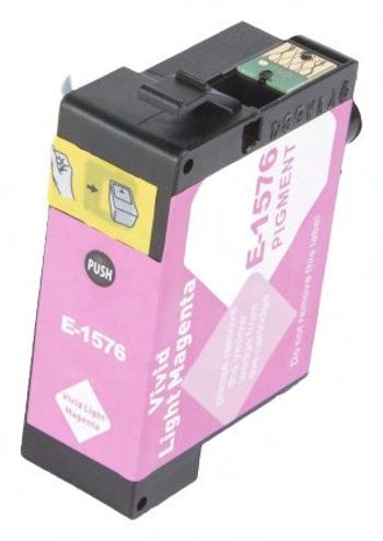 EPSON T1576 (C13T15764010) - kompatibilná cartridge, svetlo purpurová, 29,5ml