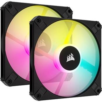 Corsair AF120 RGB SLIM Dual Pack Black + Lightning Node Core (CO-9050163-WW)