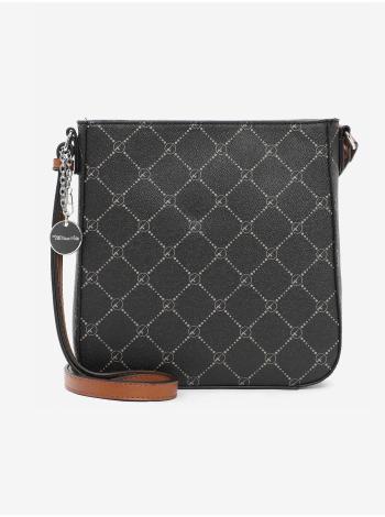 Čierna vzorovaná crossbody kabelka Tamaris Anastasia Classic