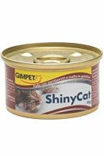 Gimpet cat cons. ShinyCat kuracie mäso + kôra + maltóza 70g + Množstevná zľava