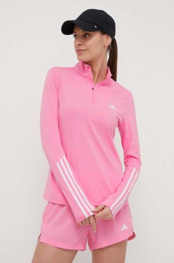 Tréningová mikina adidas Performance Hyperglam ružová farba, s potlačou, IN6843