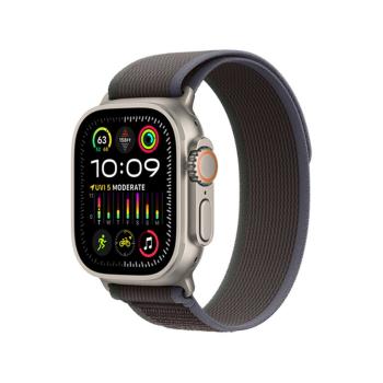 APPLE WATCH ULTRA 2 GPS + CELLULAR, 49MM TITANIUM CASE WITH BLUE/BLACK TRAIL LOOP - S/M, MRF53CS/A