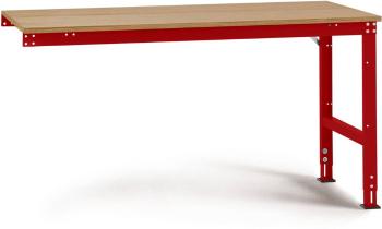 Manuflex AU6135.3003 UNIVERZÁLNY štandardný pracovný stôl s multiplexovou doskou, š xhxv = 2000 x 1200 x 760-870 mm  Far