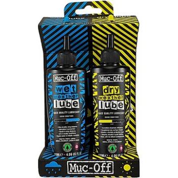 Muc-Off Wet and Dry lube 2× 120 ml (5037835214819)