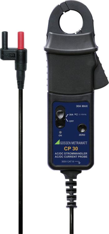 Gossen Metrawatt CP30 adaptér prúdových klieští  Rozsah merania A / AC (rozsah): 1 mA - 30 A Rozsah merania A / DC (rozs