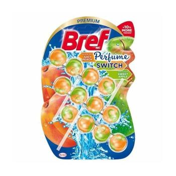 BREF WC BLOK 3X50G BLUE PERFUME PEACH SWEET APPLE