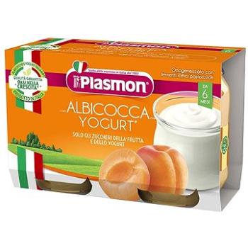 PLASMON dezert bezlepkový jogurt a marhuľa 2× 120 g, 6 mes.+ (8001040015001)