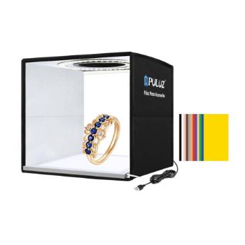 PULUZ PKT3101B Studio foto box s LED osvetlením 25cm (PKT3101B)