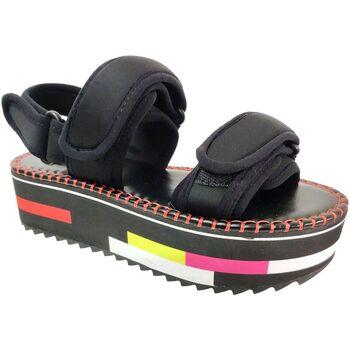 Desigual  Sandále Rainbow color  Čierna