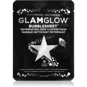 Glamglow Bubblesheet čistiaca plátienková maska s aktívnym uhlím pre rozjasnenie pleti 1 ks