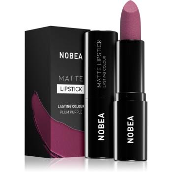 NOBEA Day-to-Day Matte Lipstick matný rúž odtieň Plum purple #M15 3 g