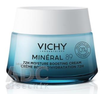 VICHY MINERAL 89 72H MOISTURE CREAM FRAGRANCE-FREE hydratačný krém, bez parfumácie 1x50 ml