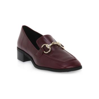 S.piero  BORDEAUX FLAT RUBBER  Mokasíny Červená