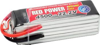 Red Power akupack Li-Pol 22.2 V 4500 mAh Počet článkov: 6 25 C SoftCase otvorené káblové koncovky