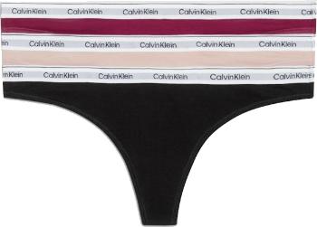 Calvin Klein 3 PACK - dámske tangá PLUS SIZE QD5209E-NP6-plus-size XXL