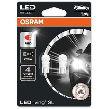 OSRAM LEDriving SL W5W Červená 12V dva kusy v balení (2825DRP-02B)
