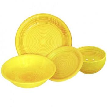 TORO Keramický dezertný tanier TORO 19cm žltý