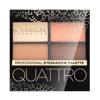 Eveline Quattro Professional Eyeshadow Palette 1 paletka očných tieňov 3,2 g