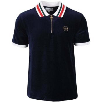 Sergio Tacchini  Mahony Velour Polo Shirt Maritime Blue  Tričká a polokošele Modrá